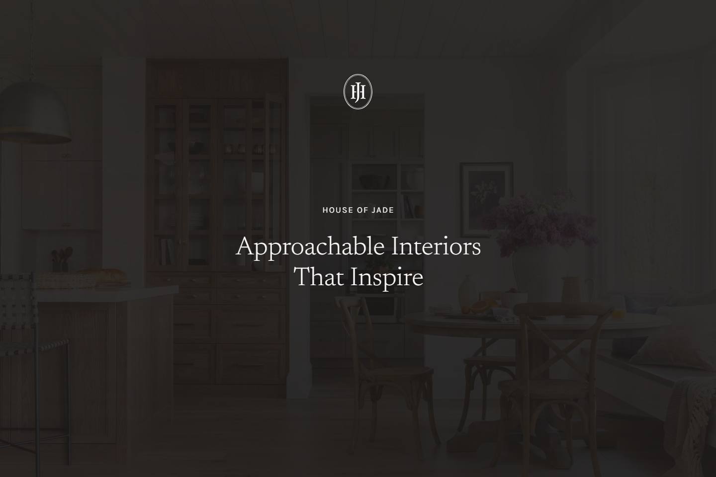 House of Jade Interiors homepage